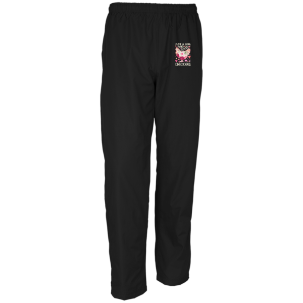 Bloom & Cluck – Floral Chicken Silhouette Lounge Pants for Nature Lovers