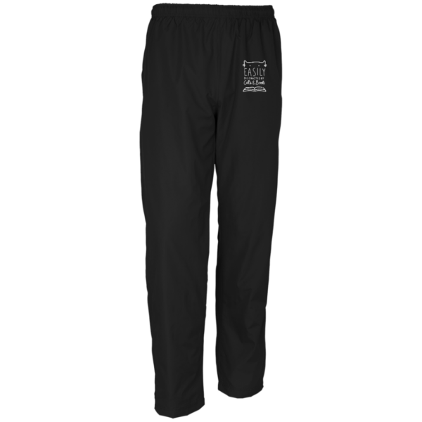 Distracted by Cats & Books – Cozy Lounge Pants for Readers and Cat Lovers