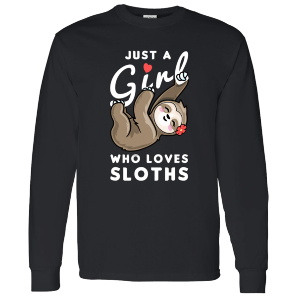 Just a Girl Who Loves Life – Comfy Long Sleeve T-Shirt for the Free Spirit